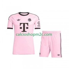 Bayern Monaco UCL Portiere Bambino Maglia Terza 2025/2026 Manica Corta